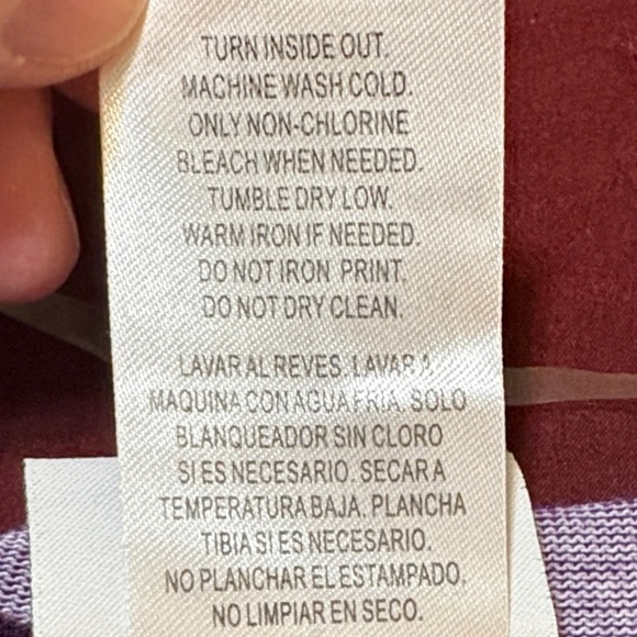 Disney Parks Purple Long Sleeve Tee with Mickey and Minnie Size L - Picture 5 of 9